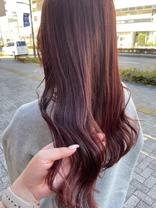 ロング カラー 💞暖色カラー 💞risaのヘアスタイル