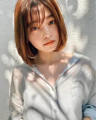 ミディアム カラー パーマ シェアサロン salowin所属・✨ブリーチなし透明感 カラー🥇ユースケのヘアスタイル