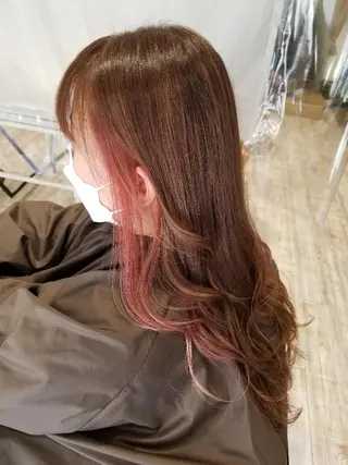 ロング カラー とみー 艶カラー/  大人女性のお悩み相談のヘアスタイル