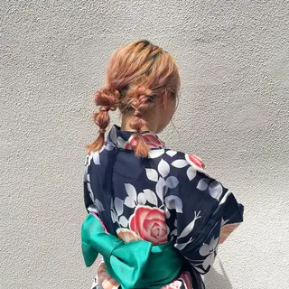 ヘアアレンジ 金城 二千夏のヘアスタイル