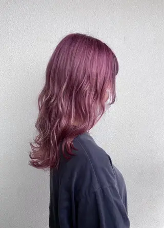 ミディアム カラー 美髪✨艶髪✨髪質改善 カラー特化❕亀島のヘアスタイル