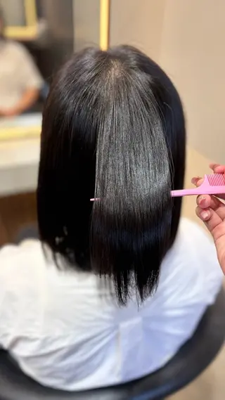 ミディアム モデル様募集中 🐈‍⬛⟡.·かのんのヘアスタイル