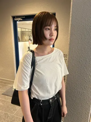 ミディアム 松村 愛輝のヘアスタイル