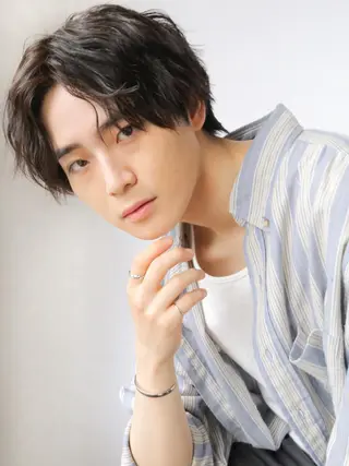 ショート パーマ メンズ verda所属・✨ブリーチなし透明感 池袋 水野のヘアスタイル