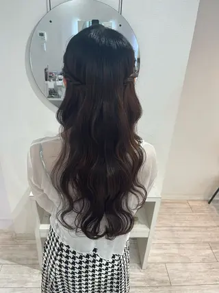 ロング 大城 美月のヘアスタイル