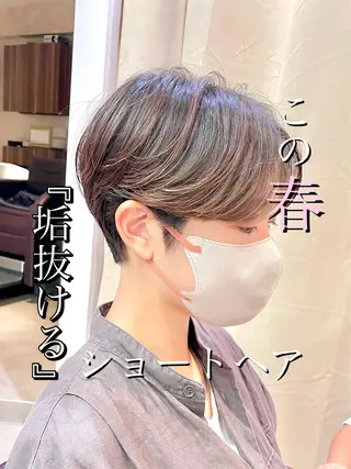 ショート カラー ショート/ボブ 🌟齋藤ほのかのヘアスタイル
