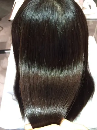 ミディアム セミロング ロング カラー CHAINON 近鉄奈良店のヘアスタイル