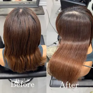 セミロング XYZ所属・縮毛矯正/髪質改善 韓国風/MIKIYAのヘアスタイル