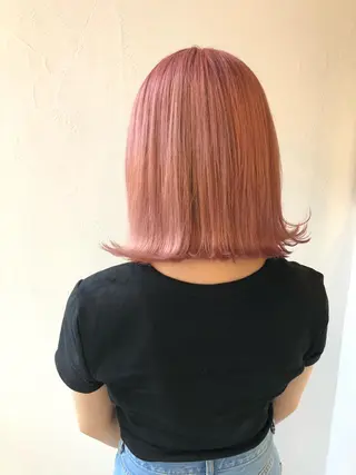 ショート カラー Bei Licoldo.Atole  ベイリコルド アトリ所属・ブリーチ、縮毛 髪質改善　宮城一真のヘアスタイル