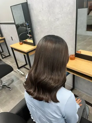 ロング 熊谷 有紗のヘアスタイル