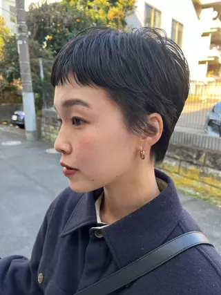 ショート ミヤギ リュウキのヘアスタイル