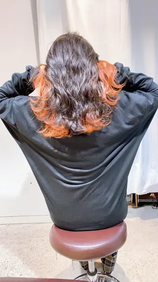 セミロング メンズツイスパ ショートフクヤマシンのヘアスタイル