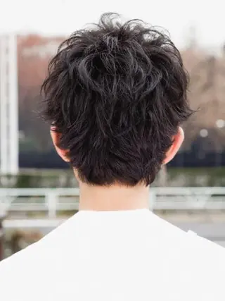 メンズ RIN／韓国ヘア レイヤーカットのヘアスタイル