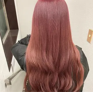 ロング カラー ヘアアレンジ 🫧うる艶トレンド 🫧透明感カラーのヘアスタイル