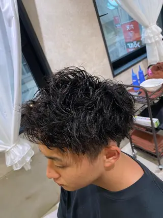 ショート パーマ メンズ CIEL天六店 三上春のヘアスタイル