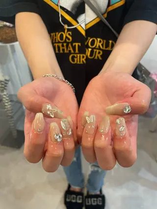 ネイル 束感まつ毛/ネイル/ LED♥KIRARAのマツエク・マツパデザイン