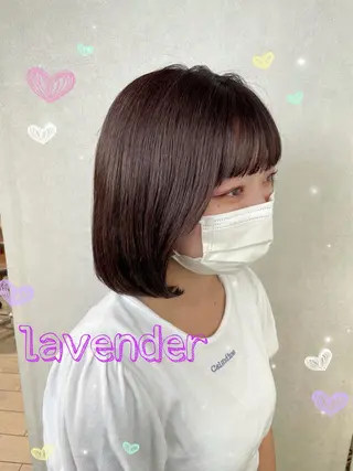 カラー 🍬kanami 🍬ボブ/暖色カラーのヘアスタイル