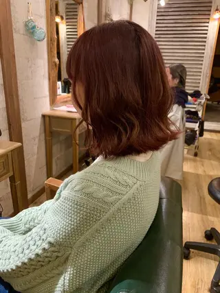 ショート カラー SALOWIN(サロウィン)広島並木通り所属・田村和範/似合わせ カラー/縮毛矯正のヘアスタイル