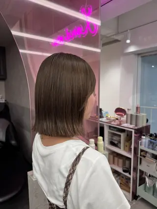 ショート カラー 髪質改善 山口蒼太のヘアスタイル