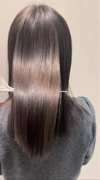 セミロング カラー おおたかの森/透 明感/小林のヘアスタイル