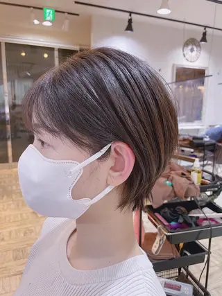ショート カラー 【垢抜け大人髪】 TIARA西山のヘアスタイル