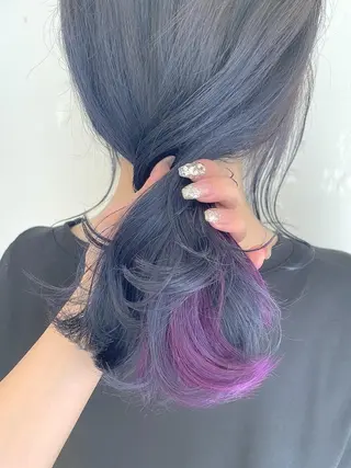ミディアム カラー UP-PU ART  HAIRのヘアスタイル