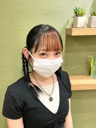 セミロング カラー ヘアサロンジプソ【旧ライラ】所属・佐々木 美帆のヘアスタイル