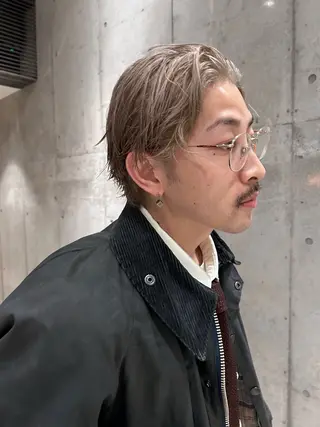 ショート カラー メンズ uusi所属・Serena 清澄白河のヘアスタイル