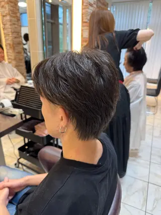 メンズ ⭐️透明感カラー/ パーマ⭐️宮野翔のヘアスタイル