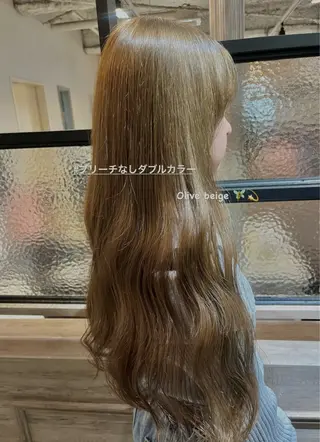 ロング カラー ブリーチなしダブル カラー/なぎ🦖ᩚのヘアスタイル