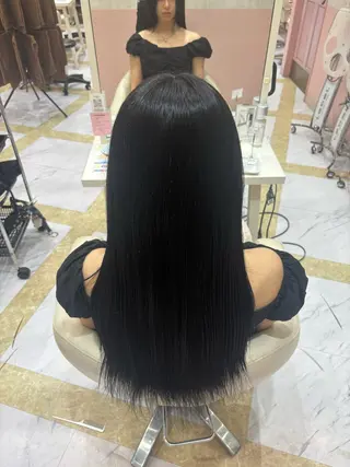 ロング カラー 佐伯 青空のヘアスタイル