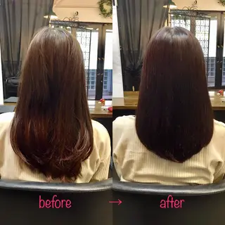 ロング 縮毛矯正&髪質改善 MAILHAIRのヘアスタイル
