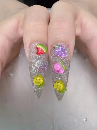 ネイル 💕チップネイル 🩷のネイルデザイン