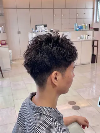 メンズ GRAZIE due所属・パーマ・ツイスパ /篠谷祐輝のヘアスタイル