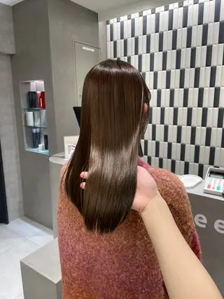 ミディアム カラー 望 吹のヘアスタイル