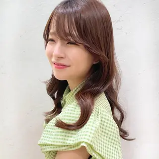 セミロング 産休中2026.4月 復帰予定/野崎華代のヘアスタイル