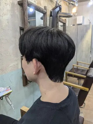 ショート パーマ メンズ ボブパーマ/メンズ カワカミサトミ🐨のヘアスタイル
