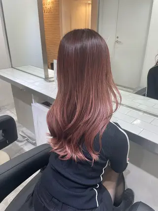 セミロング 藤原 凜香のヘアスタイル