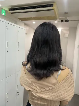 セミロング soyon心斎橋所属・♡透明感/艶カラー/ M a I ♡のヘアスタイル