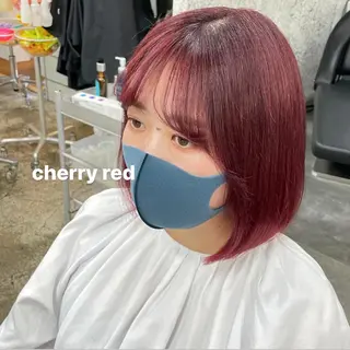 ショート カラー fifth所属・センターパート／マッ シュ／パーマ　あさみのヘアスタイル