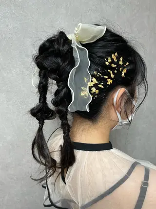 セミロング ヘアアレンジ MIKOTO/マンツ ーマン/髪質改善🤎のヘアスタイル