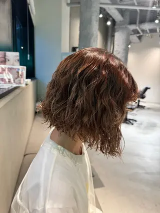 パーマ 中瀬愛梨 /河原町/ハイトーンのヘアスタイル