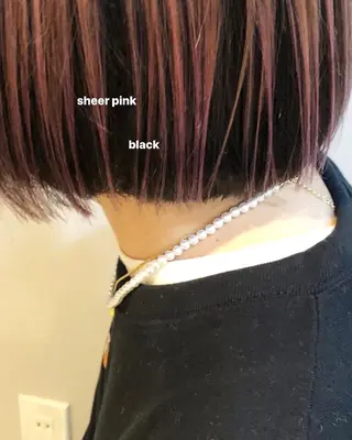 ショート カラー ケアブリーチ/ボブ/ honoのヘアスタイル