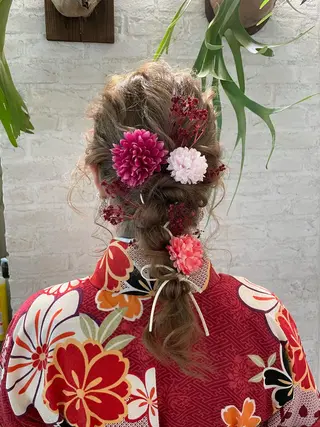 ミディアム 渡辺 加菜子のヘアスタイル