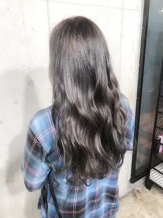 ロング カラー 北條 優輝のヘアスタイル