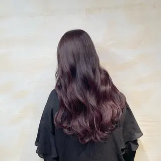 ロング カラー MEI💫銀座 エクステ/艶カラーのヘアスタイル