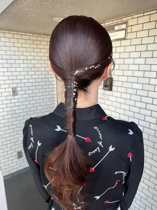 ヘアアレンジ 大人可愛いヘアメイク 💋🧚‍♀️しずかのヘアスタイル