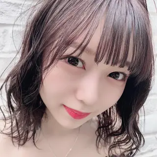 セミロング 🪞上品で可愛い韓国 ヘア🪞Rikutoのヘアスタイル