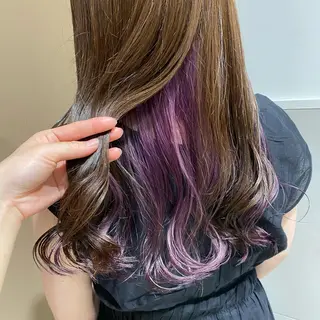 ロング カラー 吉水 彩乃 /ボブ/透明感カラーのヘアスタイル