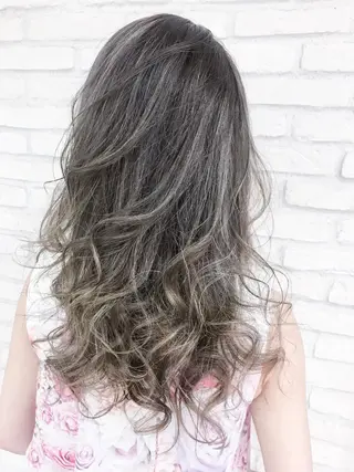 ロング カラー 横浜🍒カット エクステ/RIEのヘアスタイル
